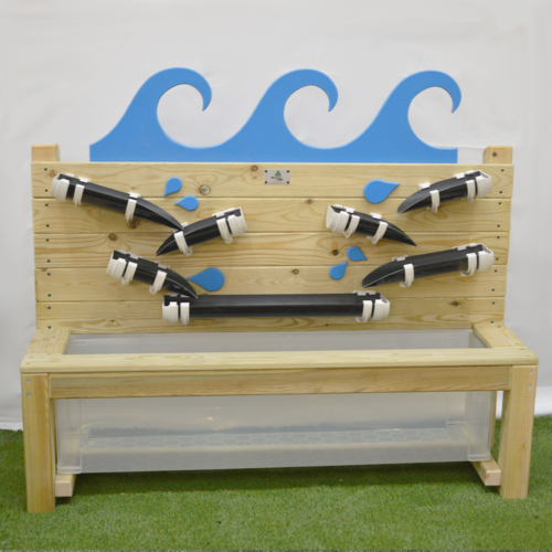 Early Years Outdoor Water Wall Bench
