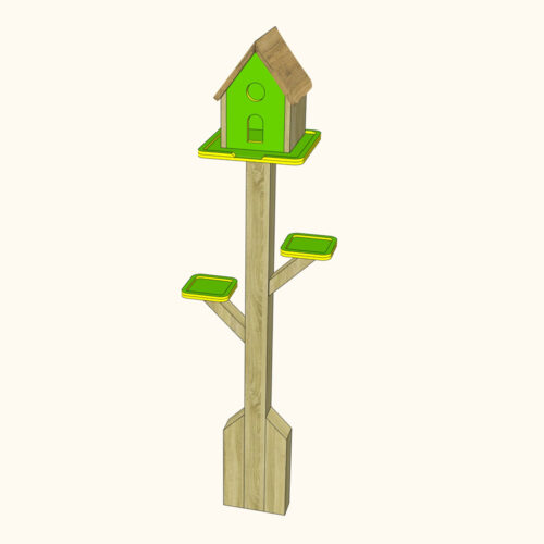 Outdoor Nature Bird Box Feeding Stand