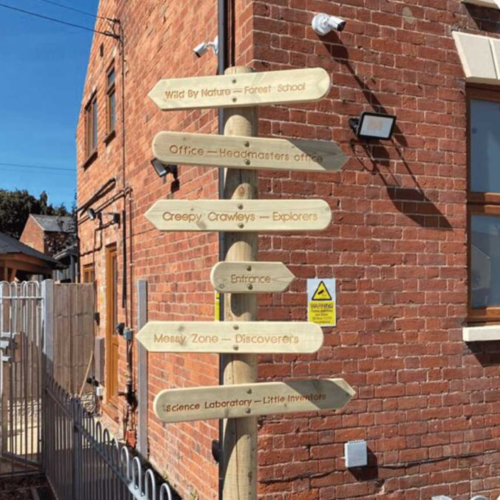 Direction sign
