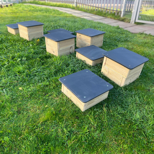 Wooden Playground Stepping Blocks
