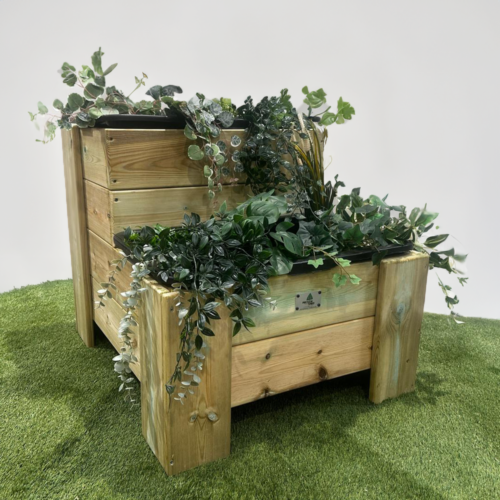 Outdoor Tiered Nature Planter