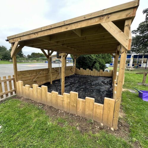 EYFS Playground Sandpit Shelter