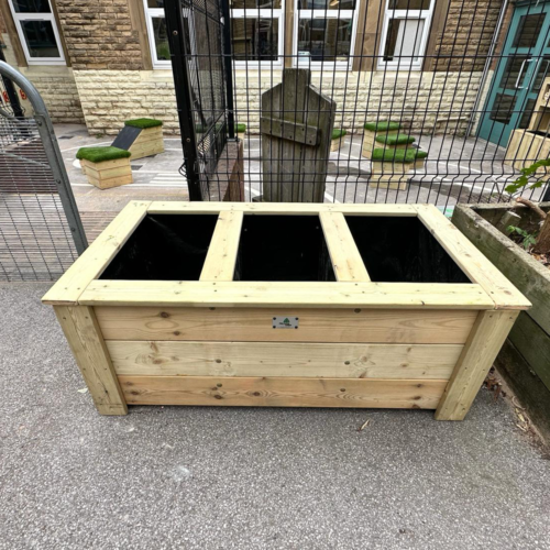 Outdoor Forest 3-Bed Nature Planter