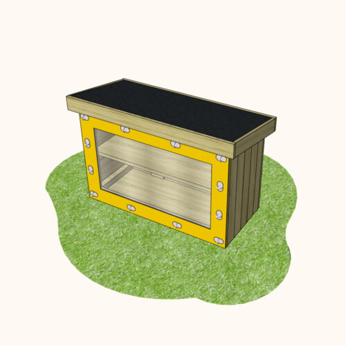 Outdoor Wooden Playground Storage Unit
