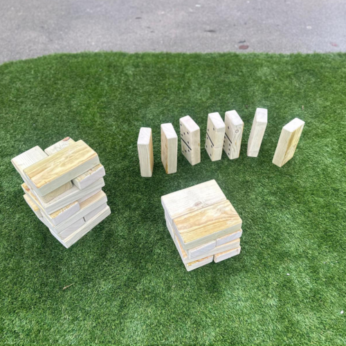 Outdoor Giant Wooden Stacking Tower