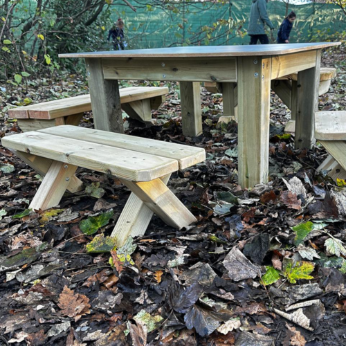 Wooden Outdoor Children's Stools