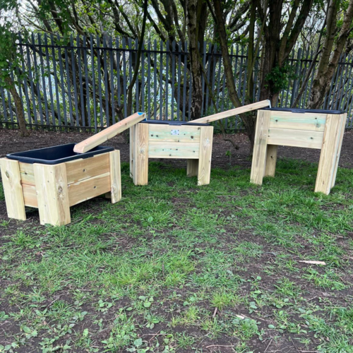 Playground Water Running Trays