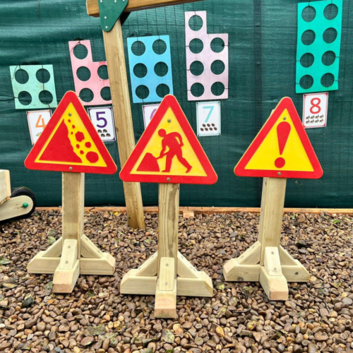 Outdoor Construction Road Signs