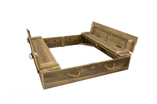 Playground Sandpit Box with Seating