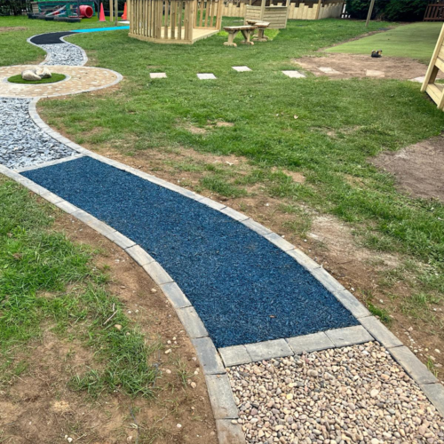 Playground Rubber Mulch Safety Flooring