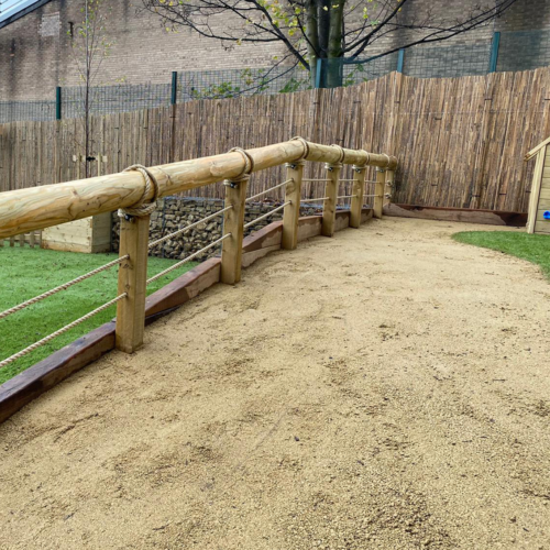 Self-Binding Gravel Flooring