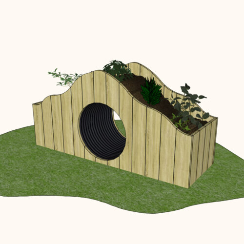 Playground Planter Tunnel