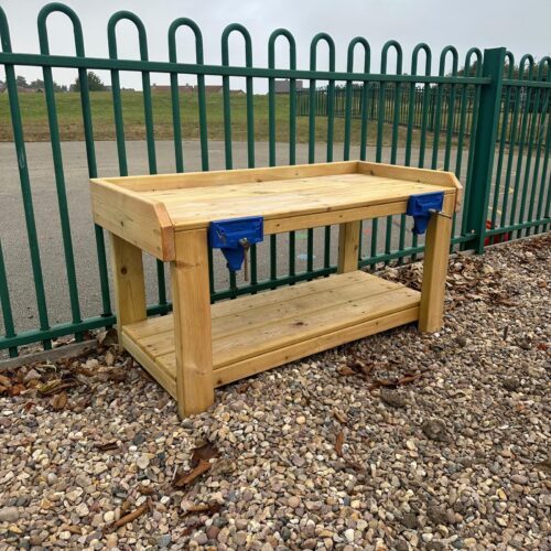 Early Years Playground Construction Bench