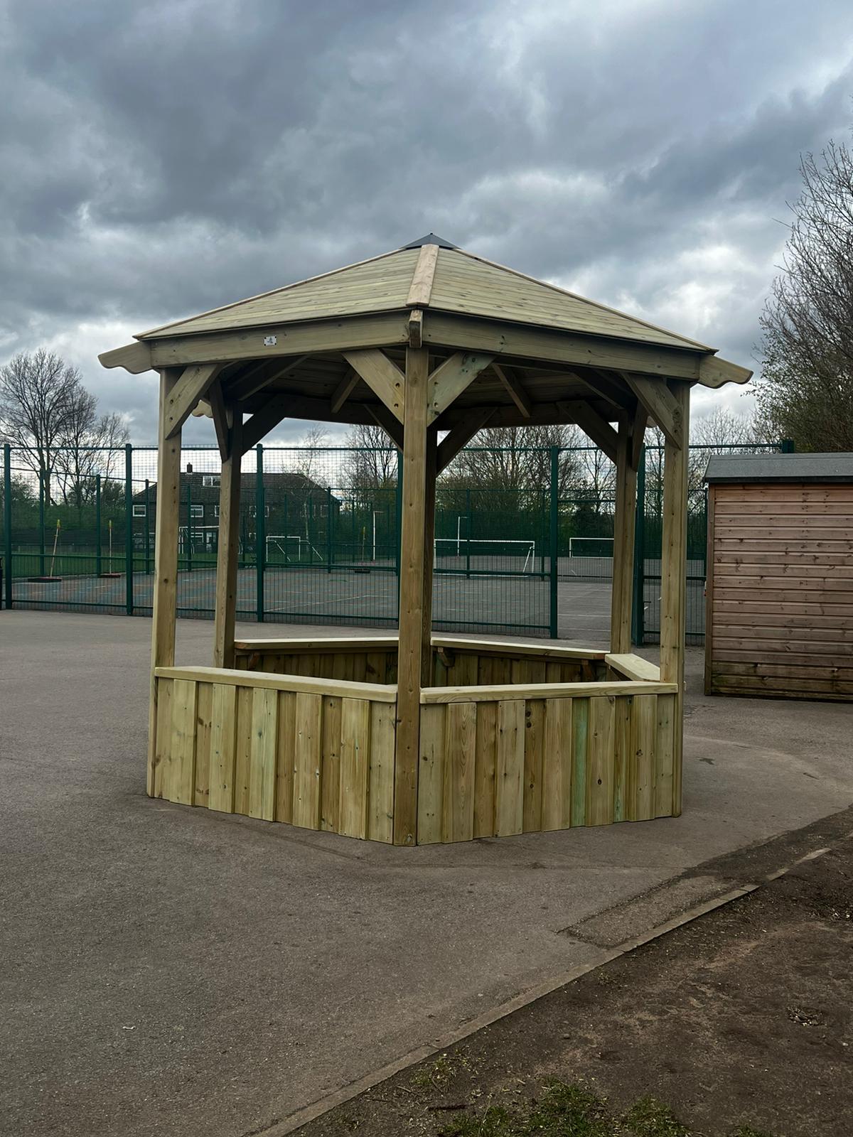 playground outdoor classroom shelter