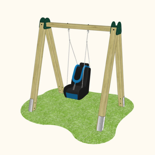 Square Timbers SEND Accessible Swing - Murray