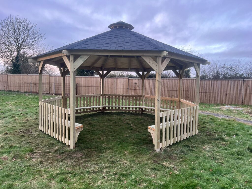 outdoor firepit shelter