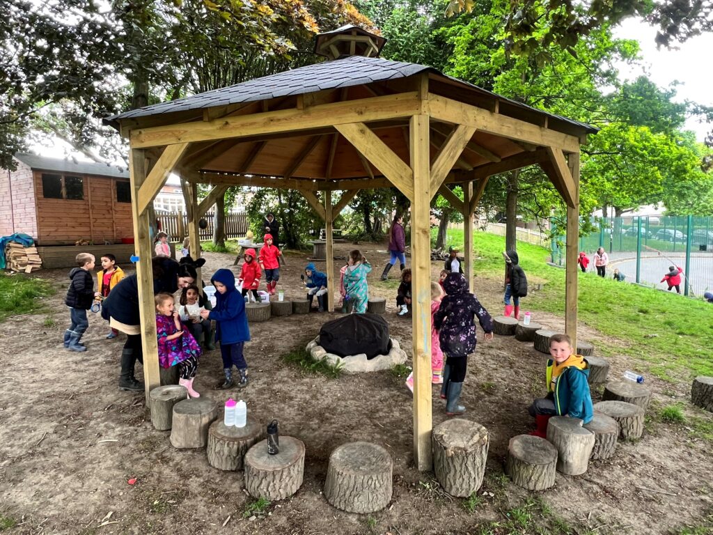 4m firepit shelter 