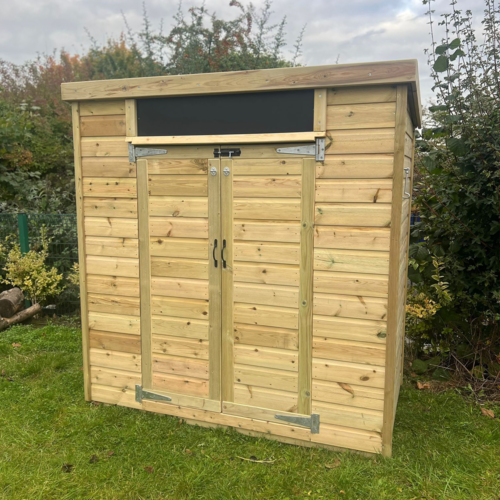 Large Playground Storage Shed with Chalkboard