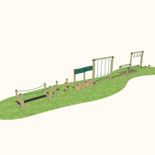 Playground Straight Trim Trails - Daintree (8 Set)
