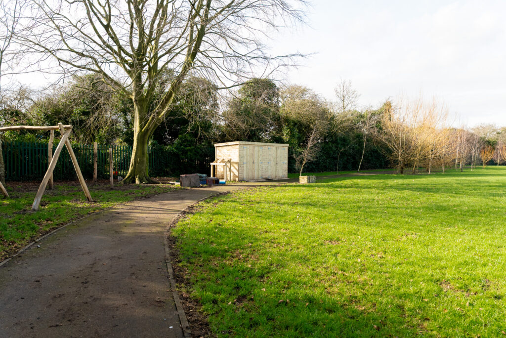 Robinia Poles and Robinia Shed