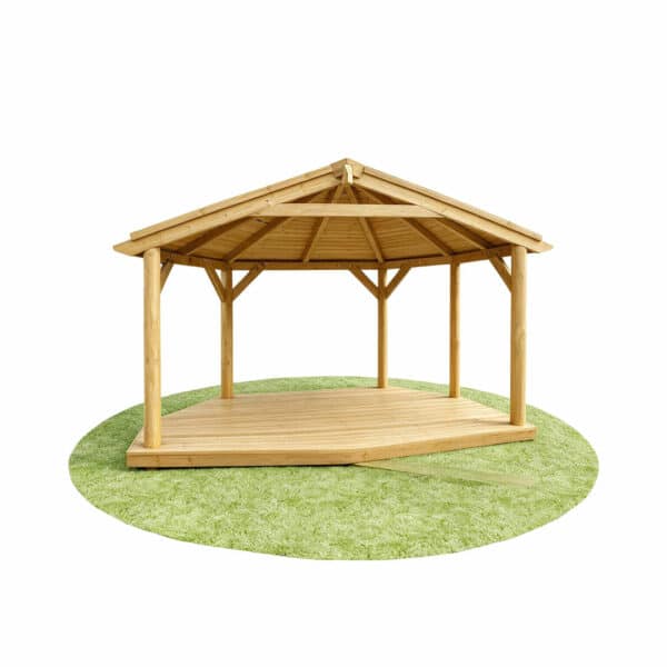 Robinia Half Hexagonal Outdoor Classroom
