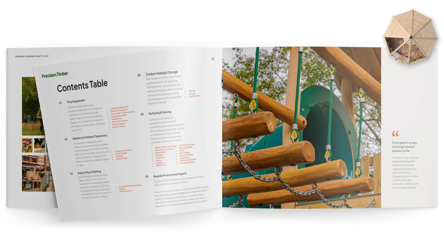 Precision Timber brochure cover